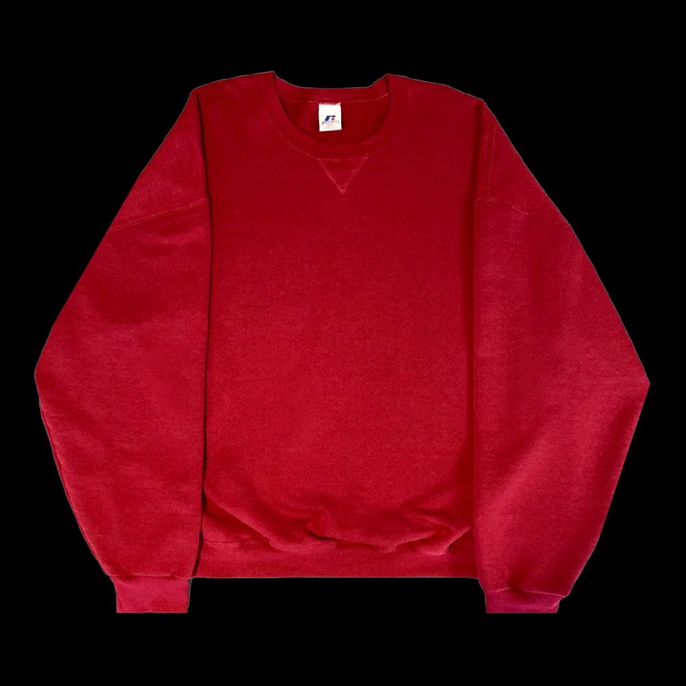 Vintage Red Russell Crewneck Sweatshirt